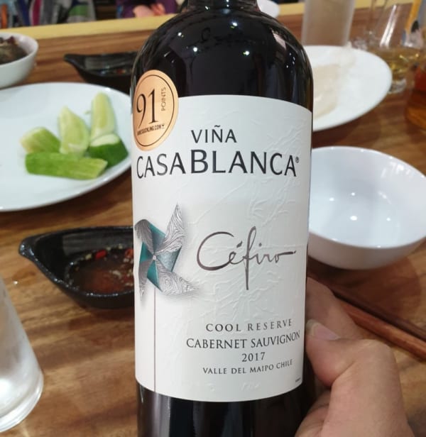 Vang Casablanca Cefiro Reserva Cabernet Sauvignon