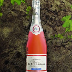 Ruou Champagne Charles de Cazanove Brut Rose