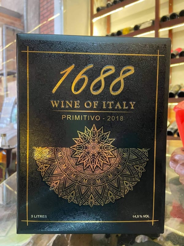 Ruou Vang Bich 1688 Primitivo 14,5%