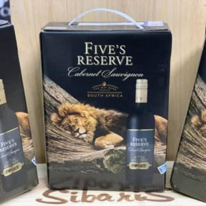 Ruou Vang Bich Five’s Reserve Cabernet Sauvignon 3L