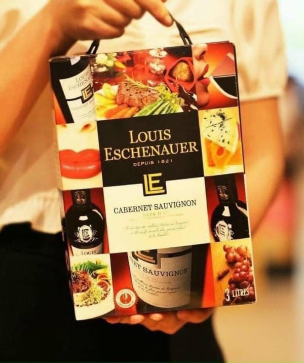 Ruou vang bich Louis Eschenauer Bordeaux blend 3l