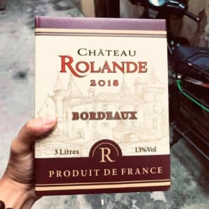 Ruou vang bich Pháp ROLANDE Bordeaux 3 Lít