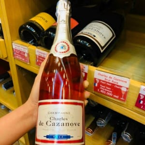 Vang CHARLES DE CAZANOVE ROSE BRUT