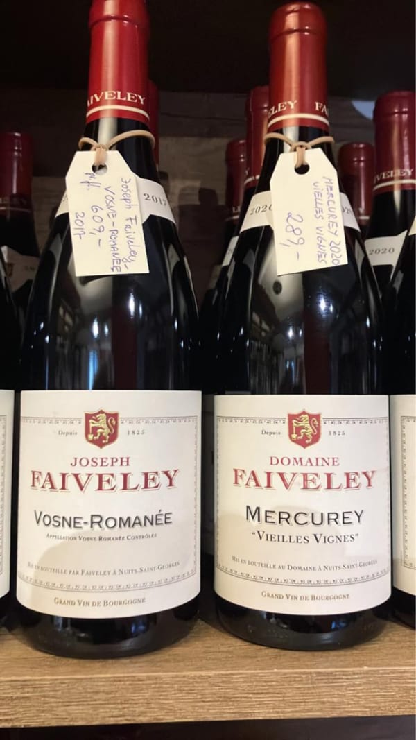 vang domaine faiveley vosne – romanee