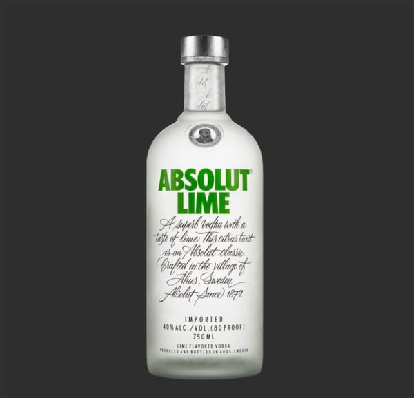 Ruou Absolut Lime Vodka (1000ml)