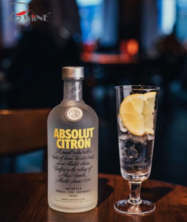 Ruou Vodka Absolut Citron (Chanh)