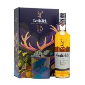 Ruou Glenfiddich 15 nam - Hip Flask