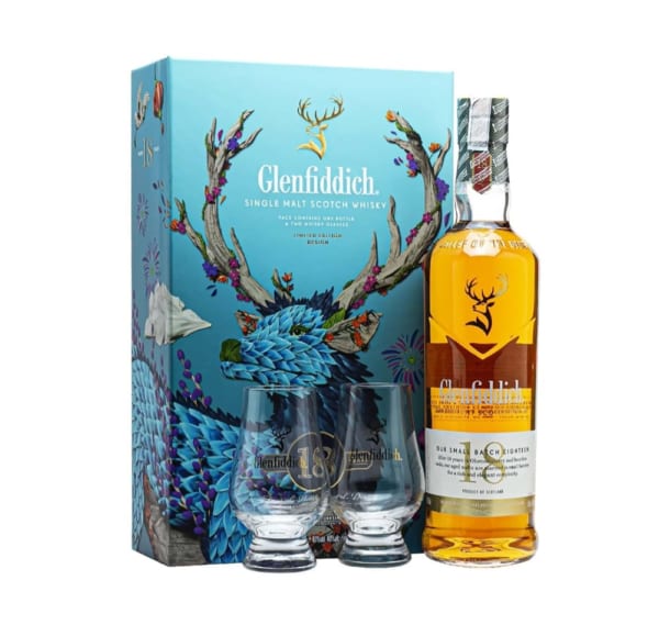 Ruou Glenfiddich 18 nam hop qua tet 2024