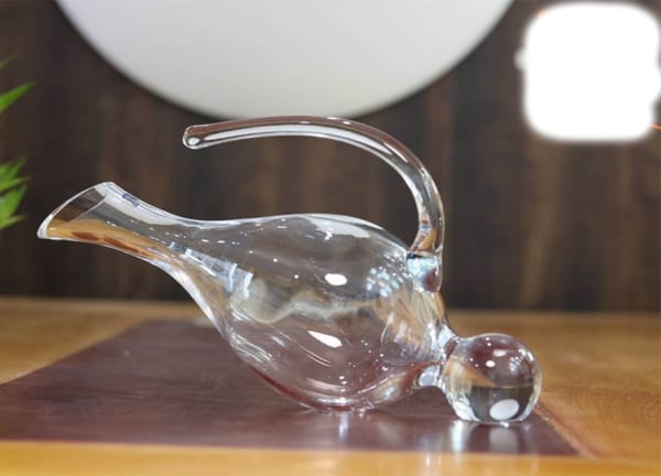 Bình Decanter pha lê Tiệp dáng cổ Ngỗng Premium